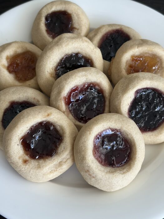 jam thumbprint cookies